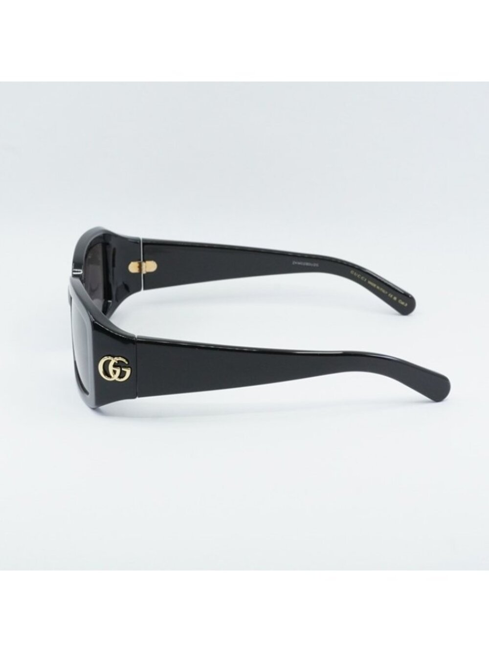 Gucci GG1403S 001 Women Sunglasses Black Rectangle Frame, Grey Lenses - Picture 5 of 12